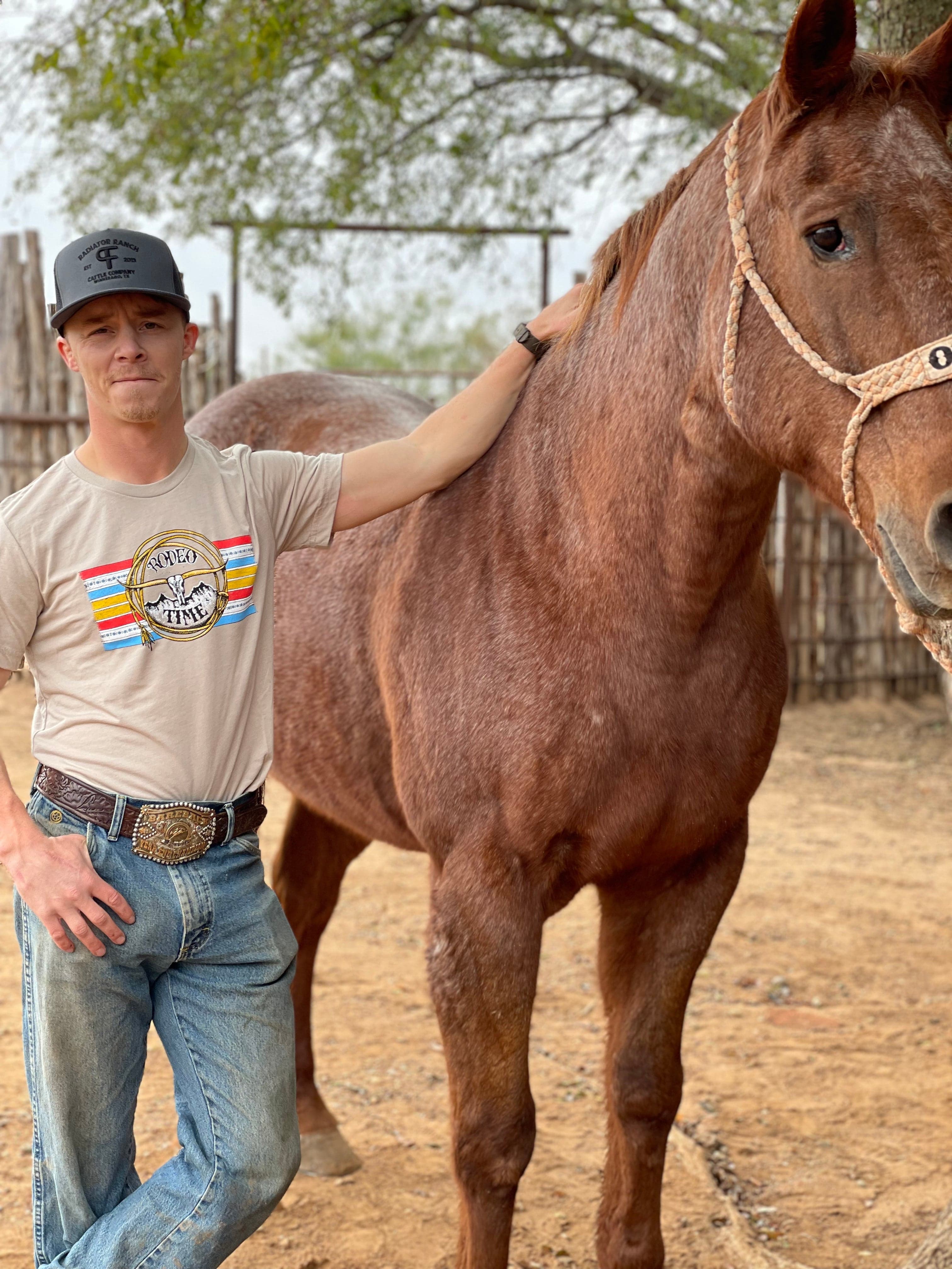 Rodeo Time Serape Rope T - Image 2