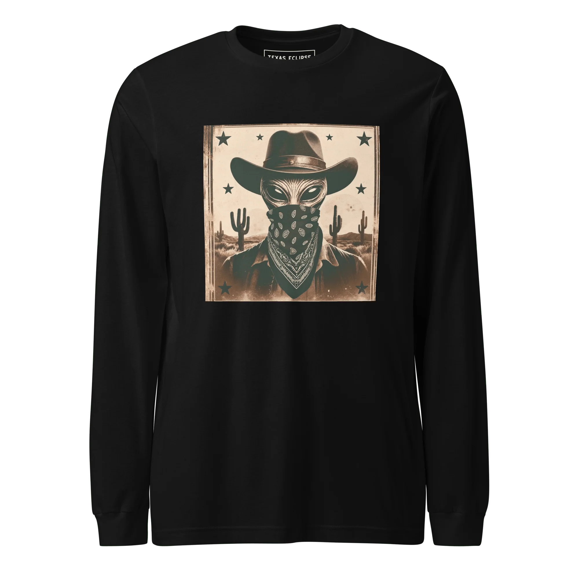 Roswell's Most Wanted Long Sleeve Graphic Tee