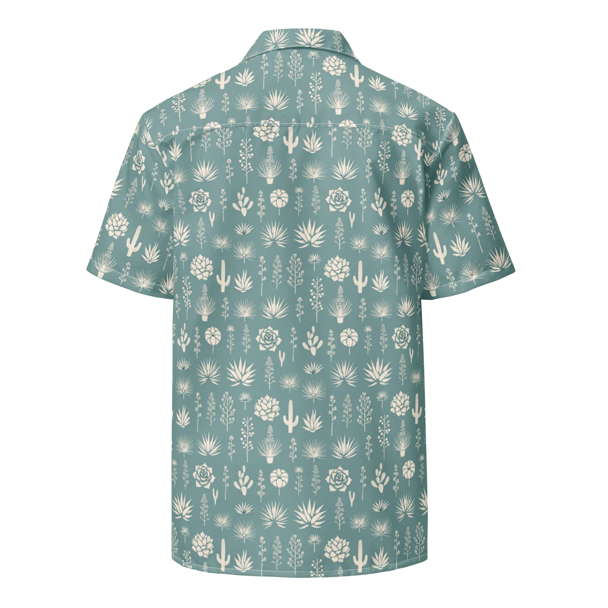 Saguaro Sunset: Hawaiian Nights in the Desert Button-Up Shirt - Image 3