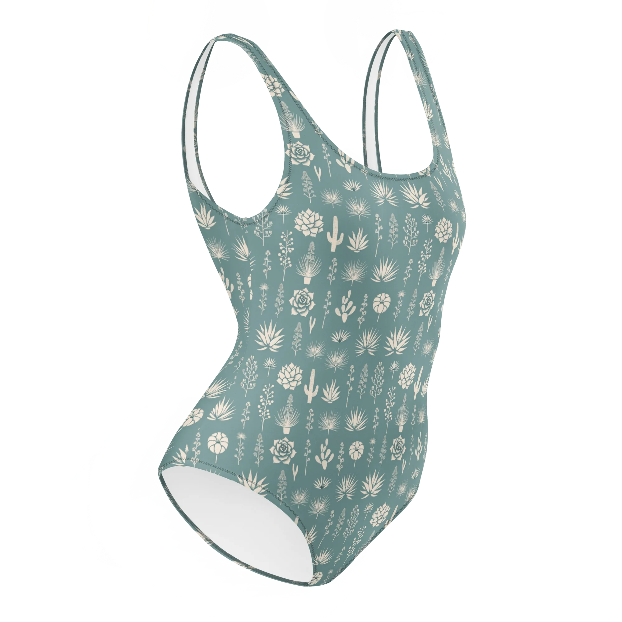 Saguaro Sunset: Hawaiian Nights in the Desert One-Piece Swimsuit - Image 3