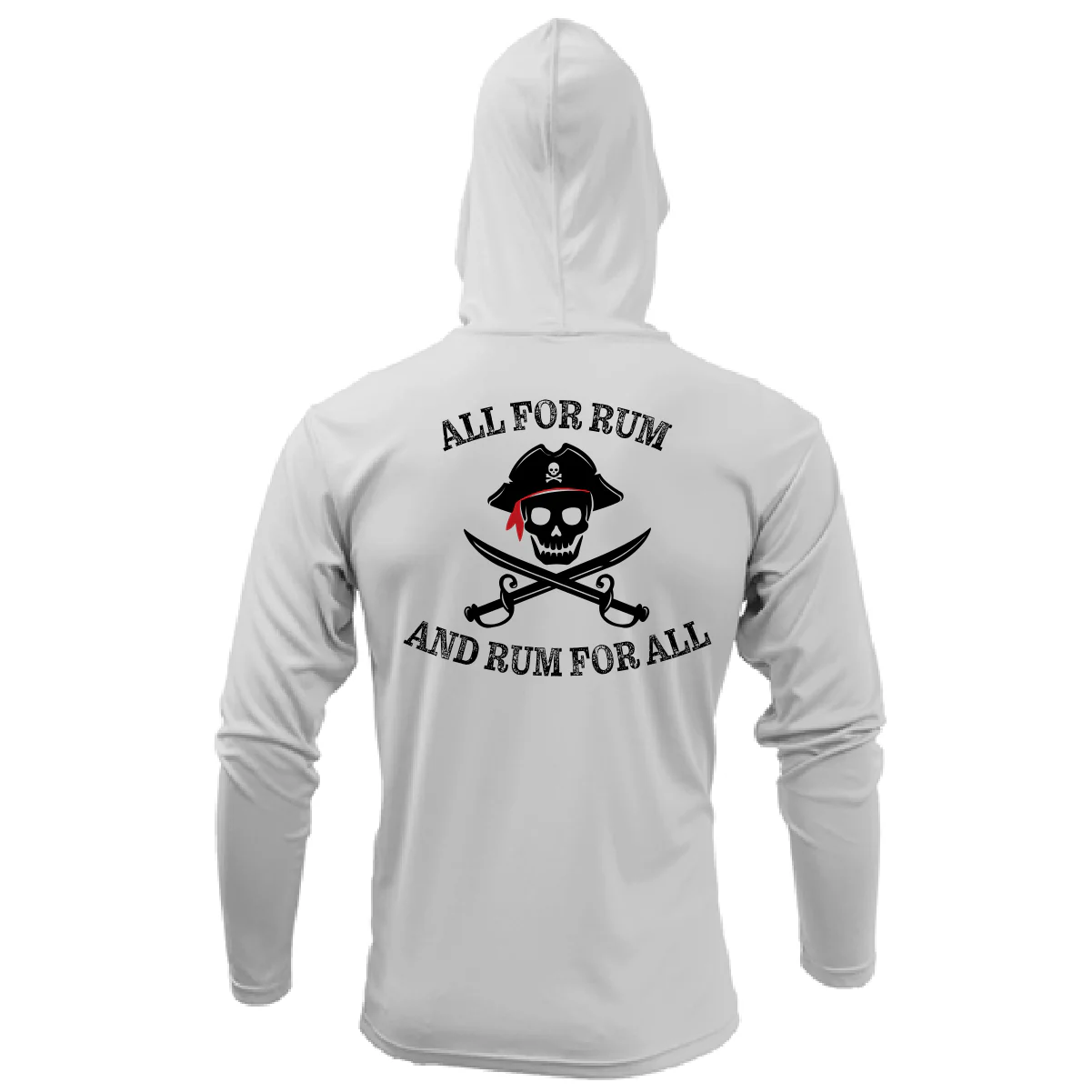 Saltwater Born "All for Rum and Rum for All" Long Sleeve UPF 50+ Dry-Fit Hoodie - Image 8
