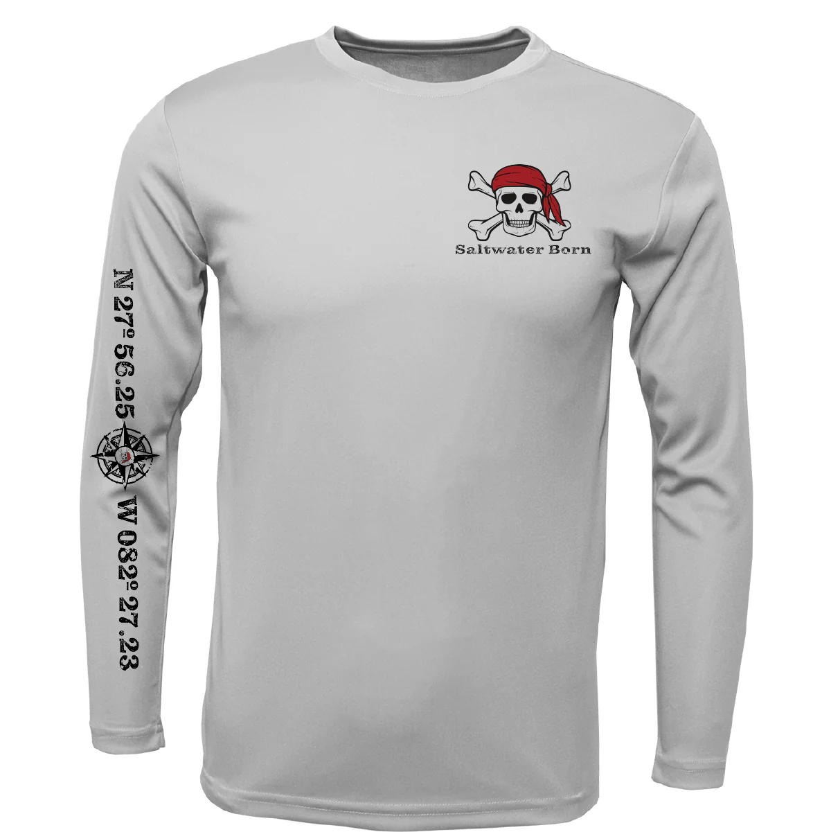 Saltwater Born "All for Rum and Rum for All" Long Sleeve UPF 50+ Dry-Fit Shirt - Image 6
