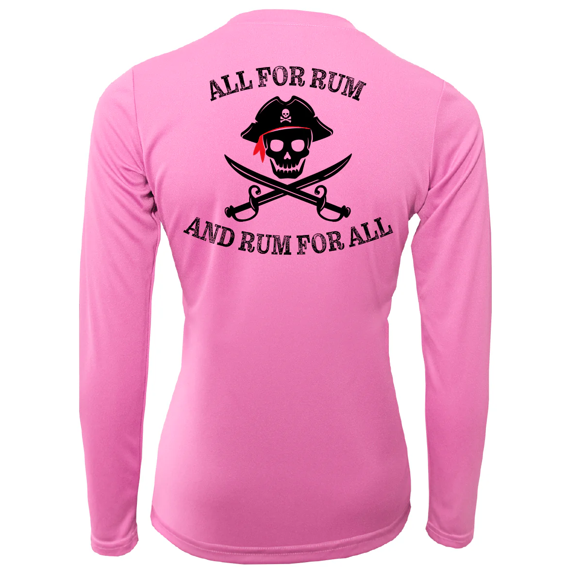 Saltwater Born "All for Rum and Rum for All" Women's Long Sleeve UPF 50+ Dry-Fit Shirt - Image 11