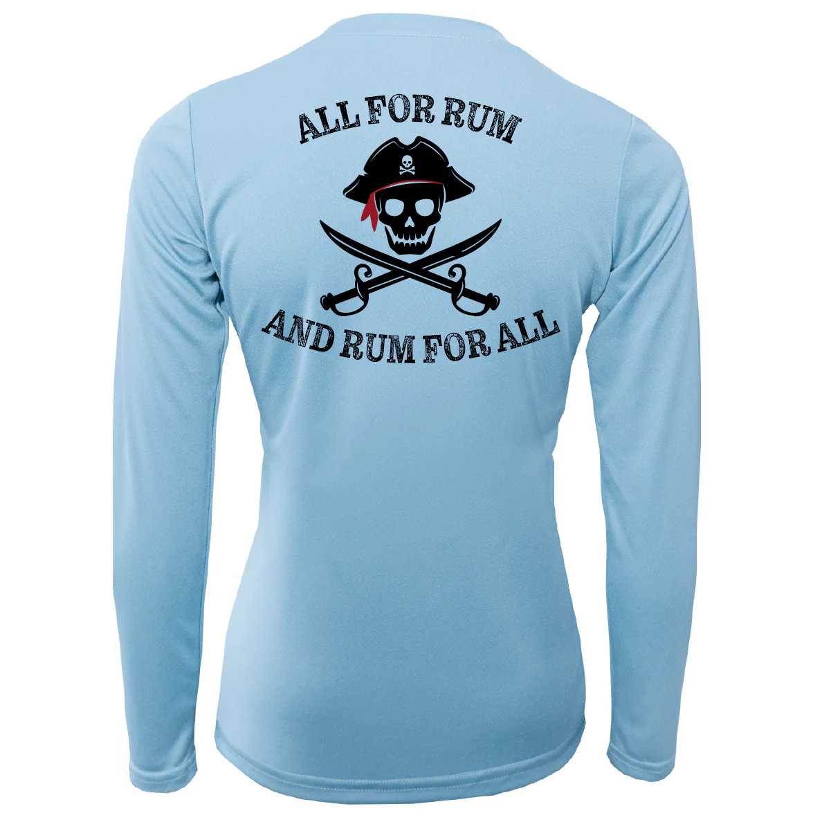 Saltwater Born "All for Rum and Rum for All" Women's Long Sleeve UPF 50+ Dry-Fit Shirt - Image 3