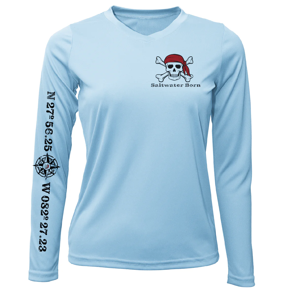 Saltwater Born "All for Rum and Rum for All" Women's Long Sleeve UPF 50+ Dry-Fit Shirt - Image 4