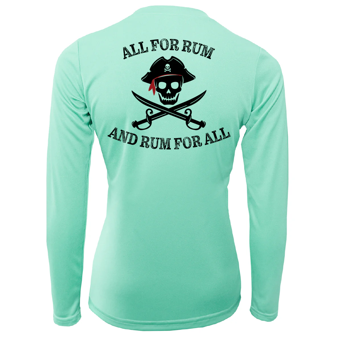 Saltwater Born "All for Rum and Rum for All" Women's Long Sleeve UPF 50+ Dry-Fit Shirt - Image 7