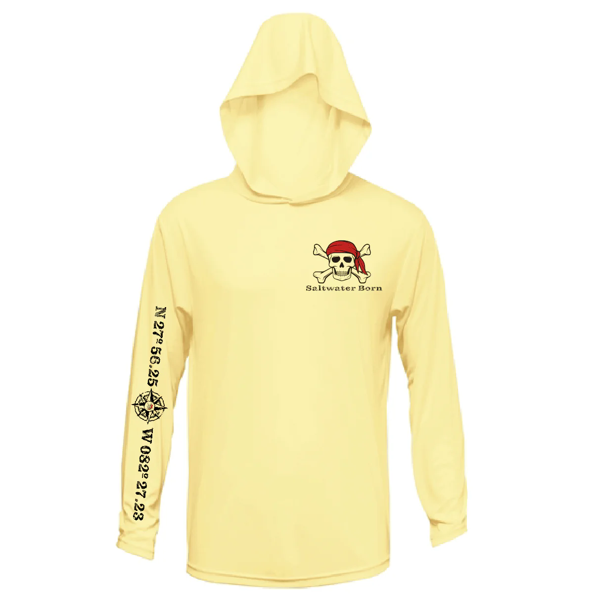 Saltwater Born Blackbeard Long Sleeve UPF 50+ Dry-Fit Hoodie - Image 10