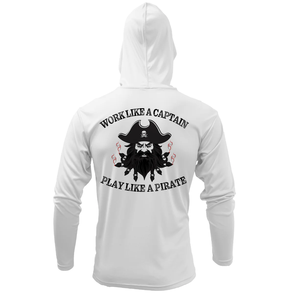 Saltwater Born Blackbeard Long Sleeve UPF 50+ Dry-Fit Hoodie - Image 3