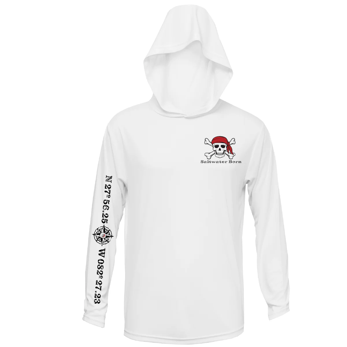 Saltwater Born Blackbeard Long Sleeve UPF 50+ Dry-Fit Hoodie - Image 4