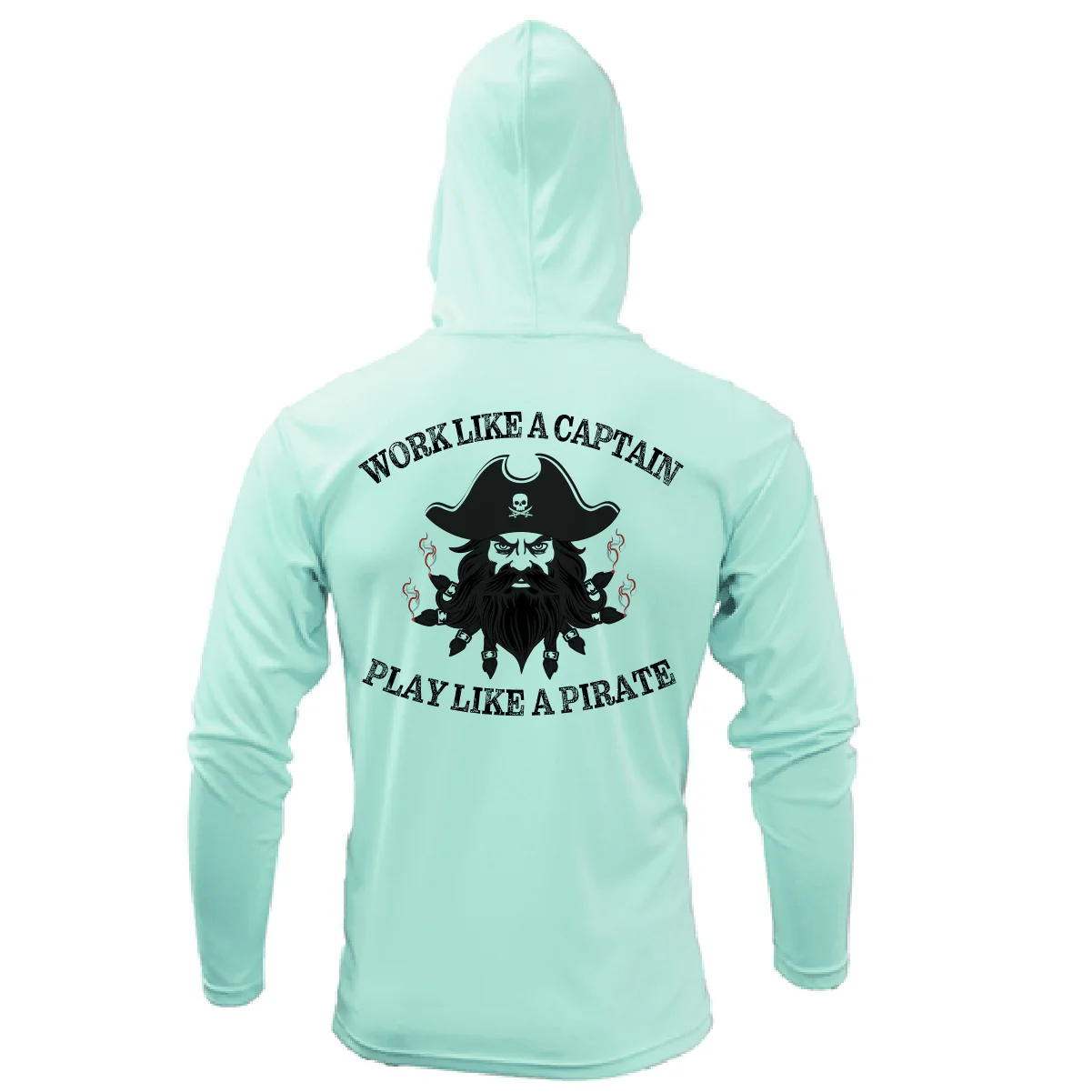 Saltwater Born Blackbeard Long Sleeve UPF 50+ Dry-Fit Hoodie - Image 5