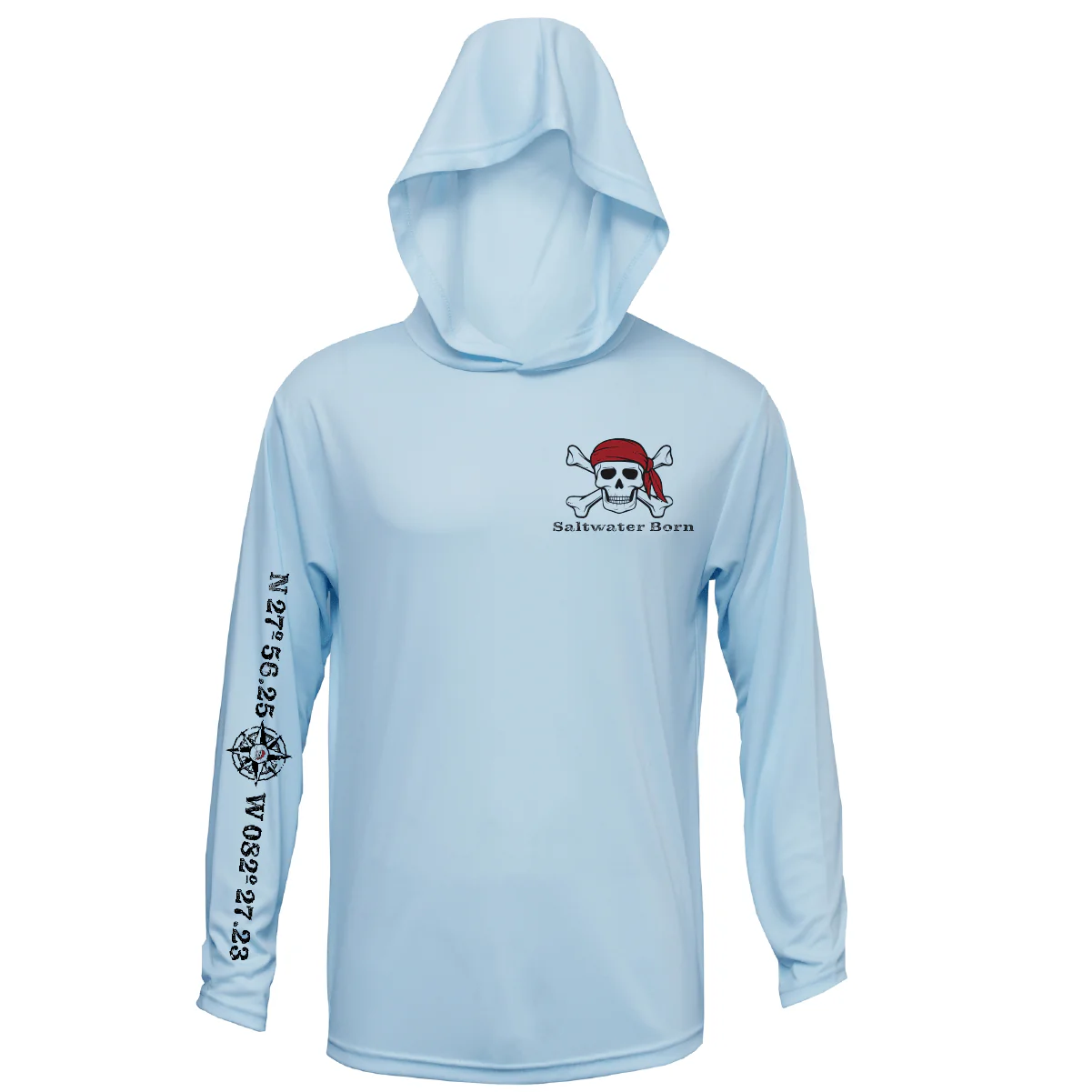 Saltwater Born Blackbeard Long Sleeve UPF 50+ Dry-Fit Hoodie - Image 8