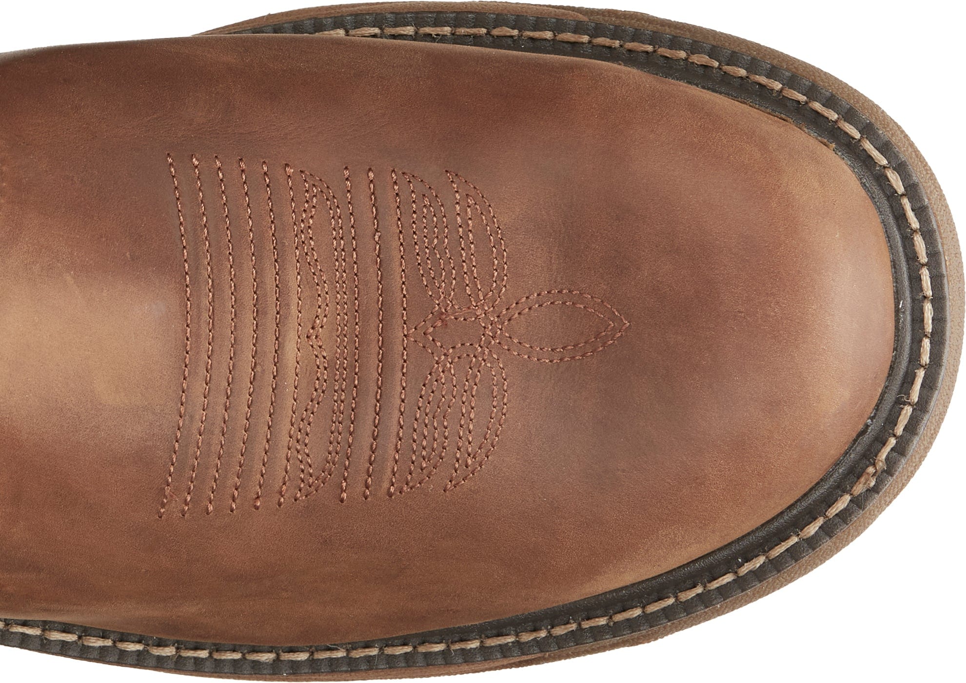 Justin Men's Stampede Rush Barley Brown Waterproof Nano Composite Toe Work Boots SE4334 - Image 5