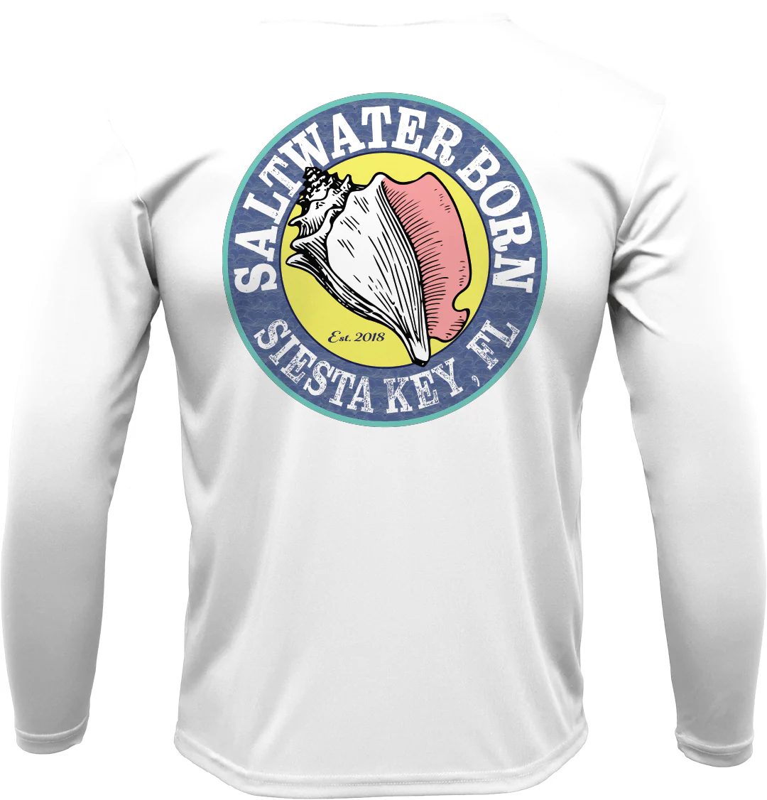 Siesta Key, FL Florida Diver Long Sleeve UPF 50+ Dry-Fit Shirt - Image 2