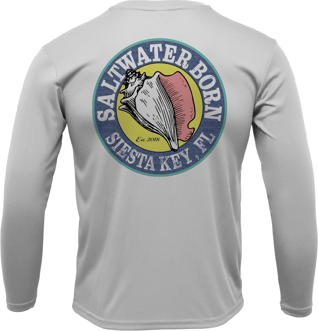 Siesta Key, FL Florida Diver Long Sleeve UPF 50+ Dry-Fit Shirt - Image 5