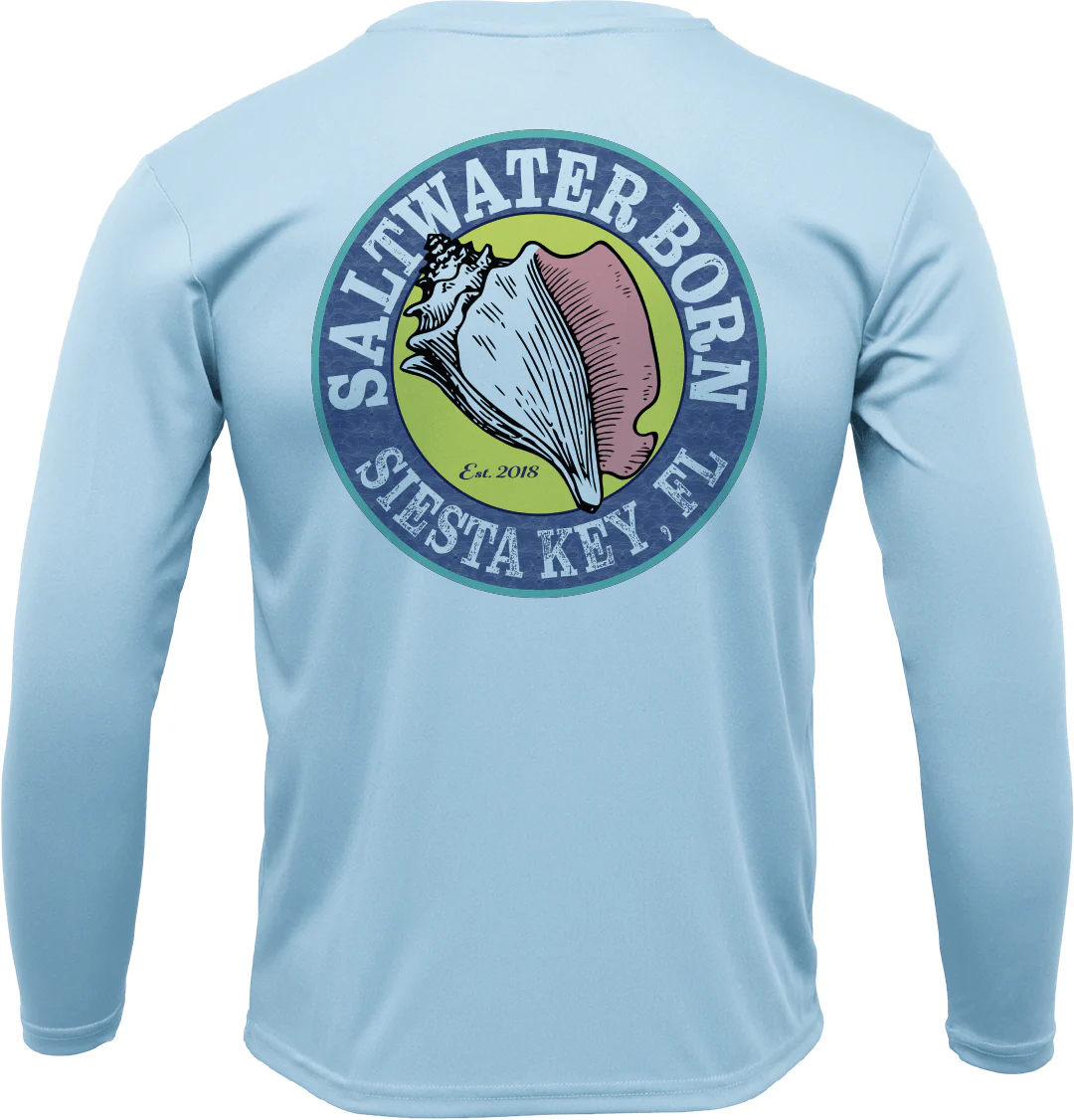 Siesta Key, FL Florida Diver Long Sleeve UPF 50+ Dry-Fit Shirt - Image 6