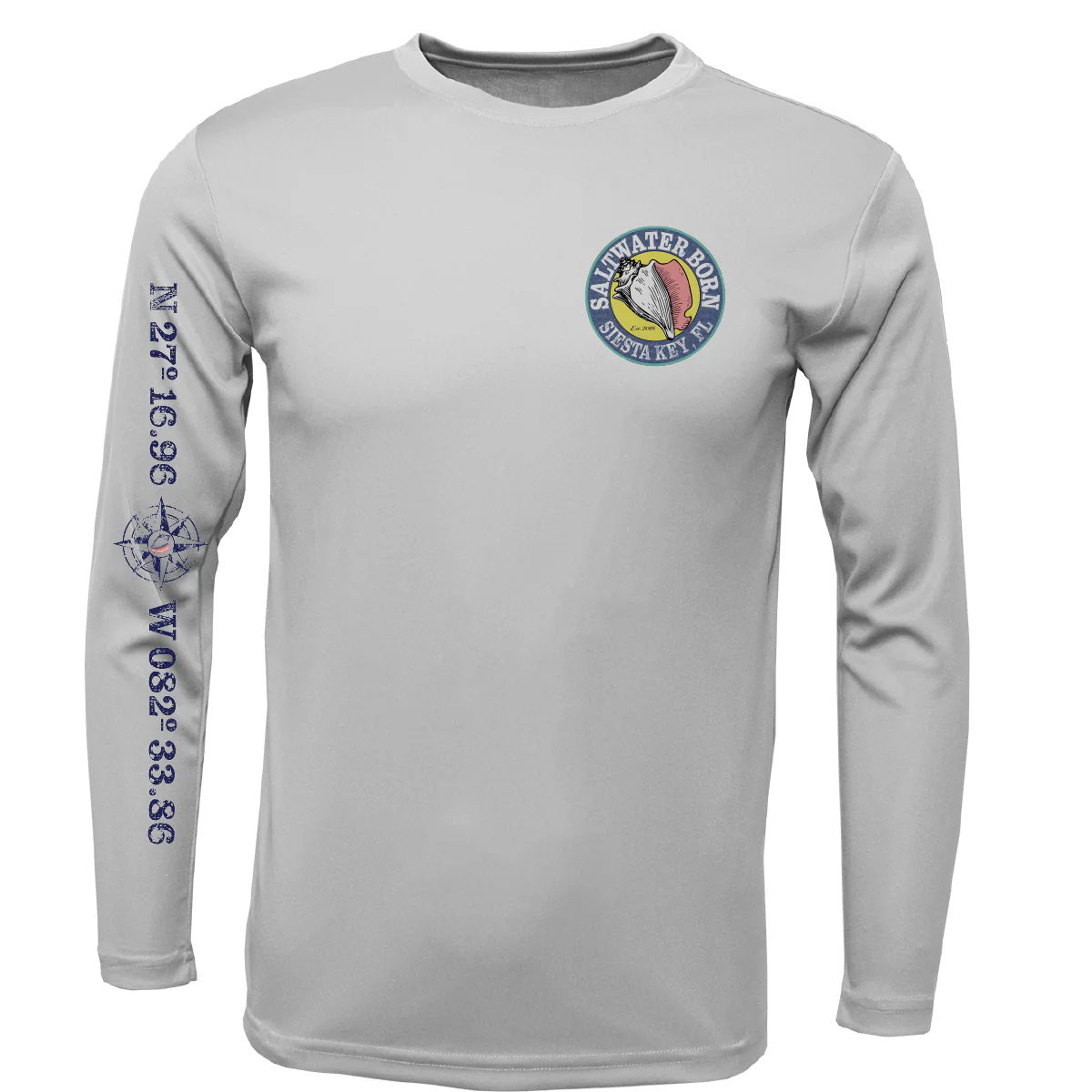 Siesta Key, FL Redfish Long Sleeve UPF 50+ Dry-Fit Shirt - Image 6