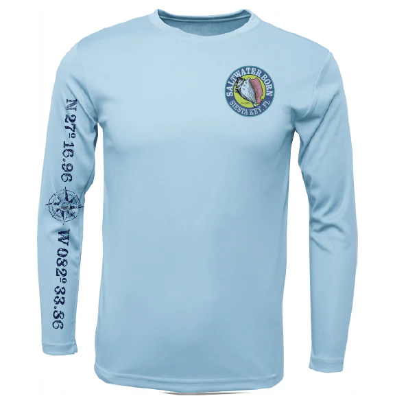 Siesta Key, FL Redfish Long Sleeve UPF 50+ Dry-Fit Shirt - Image 8
