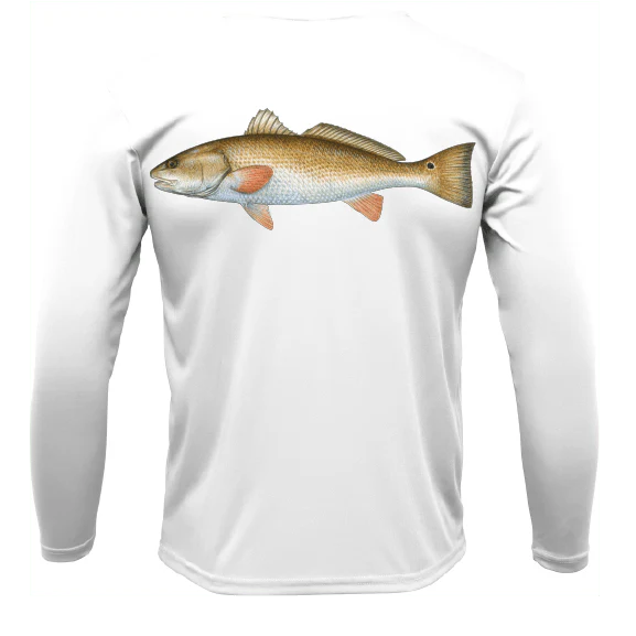 Siesta Key, FL Redfish Long Sleeve UPF 50+ Dry-Fit Shirt - Image 9
