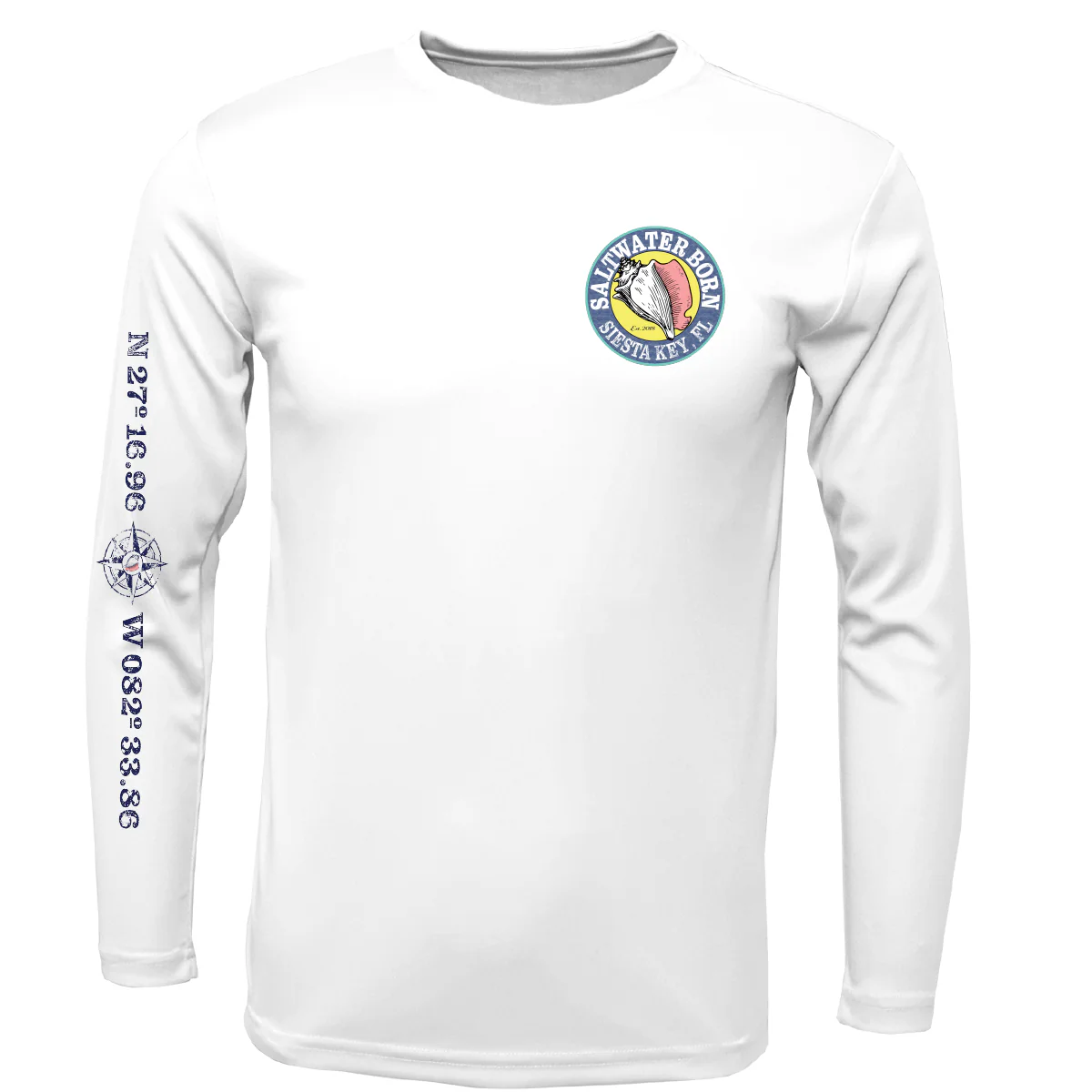 Siesta Key, FL Tarpon Long Sleeve UPF 50+ Dry-Fit Shirt - Image 4