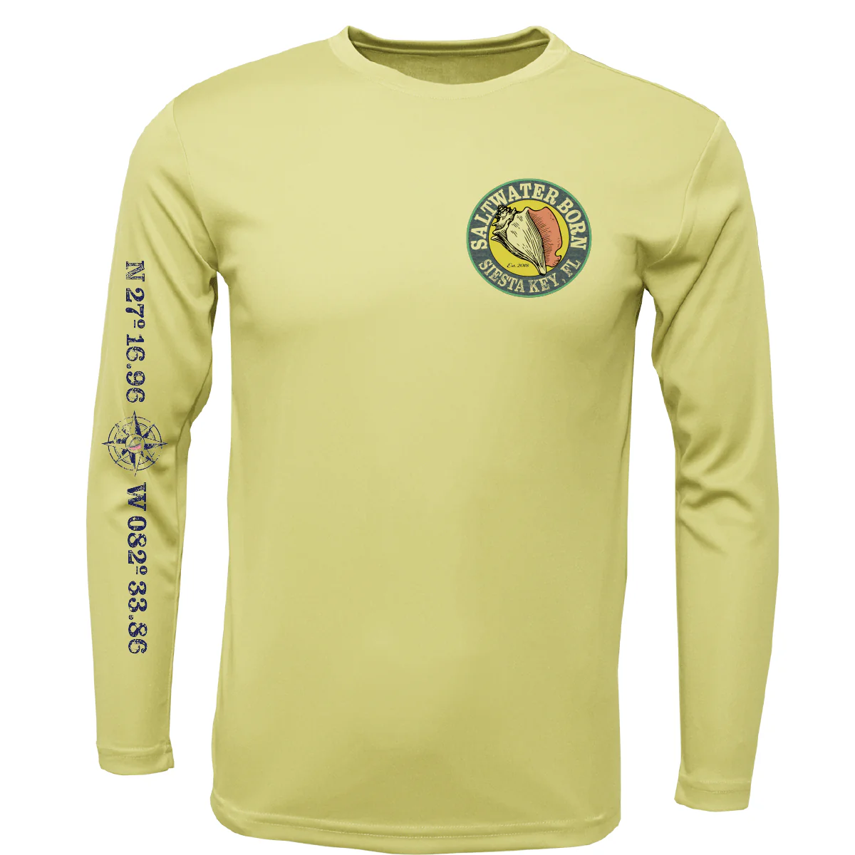 Siesta Key, FL Tarpon Long Sleeve UPF 50+ Dry-Fit Shirt - Image 6