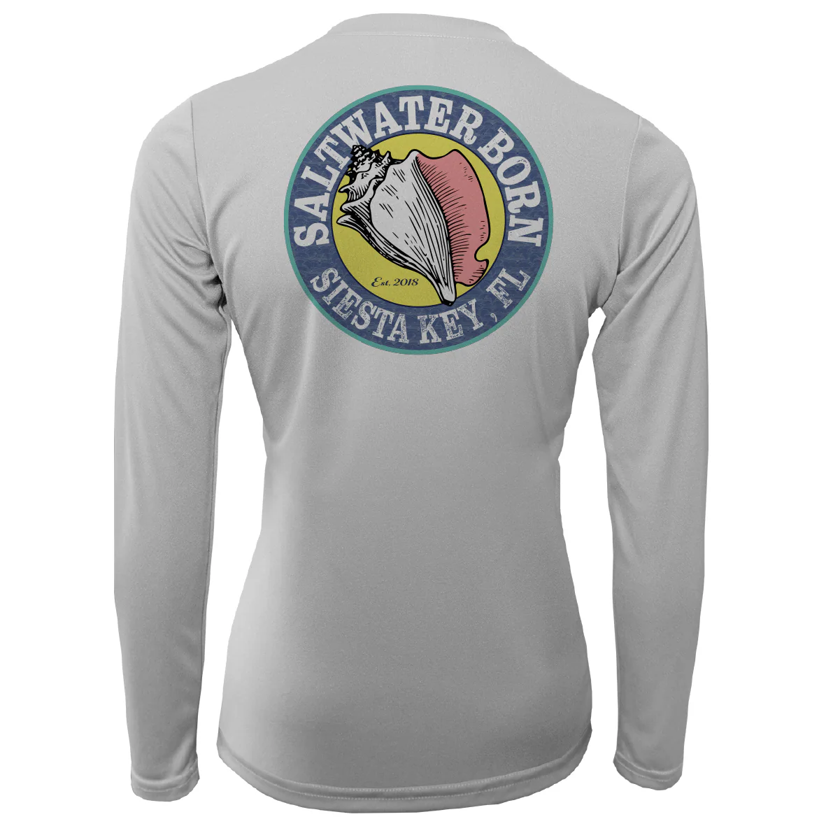 Siesta Key Horseshoe Crab Women's Long Sleeve UPF 50+ Dry-Fit Shirt - Image 10