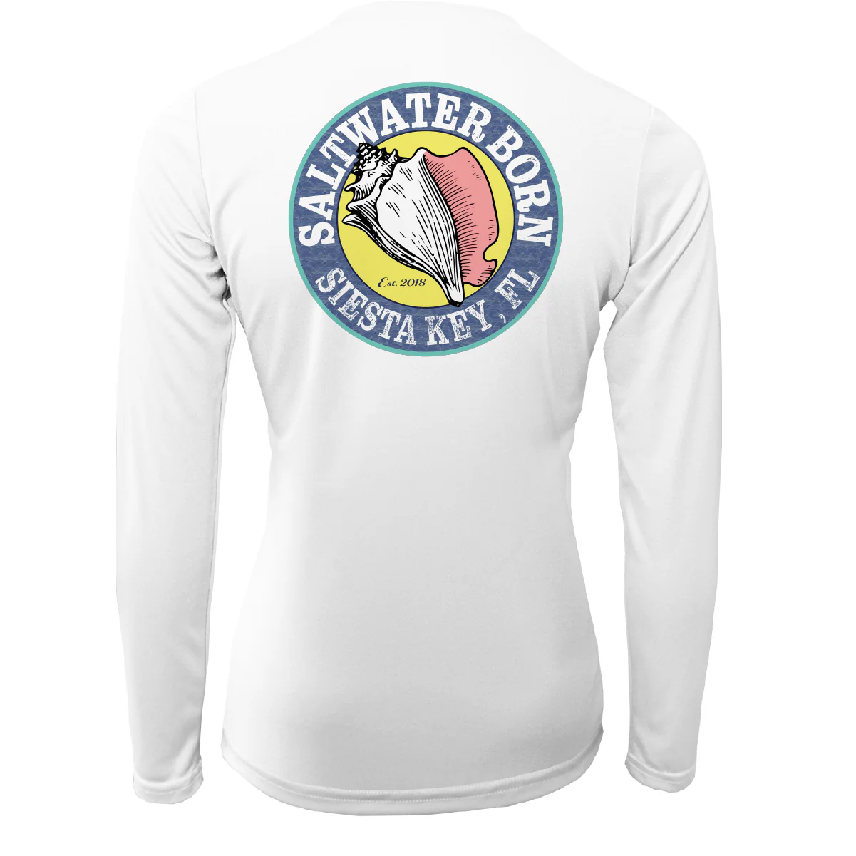 Siesta Key Horseshoe Crab Women's Long Sleeve UPF 50+ Dry-Fit Shirt - Image 12