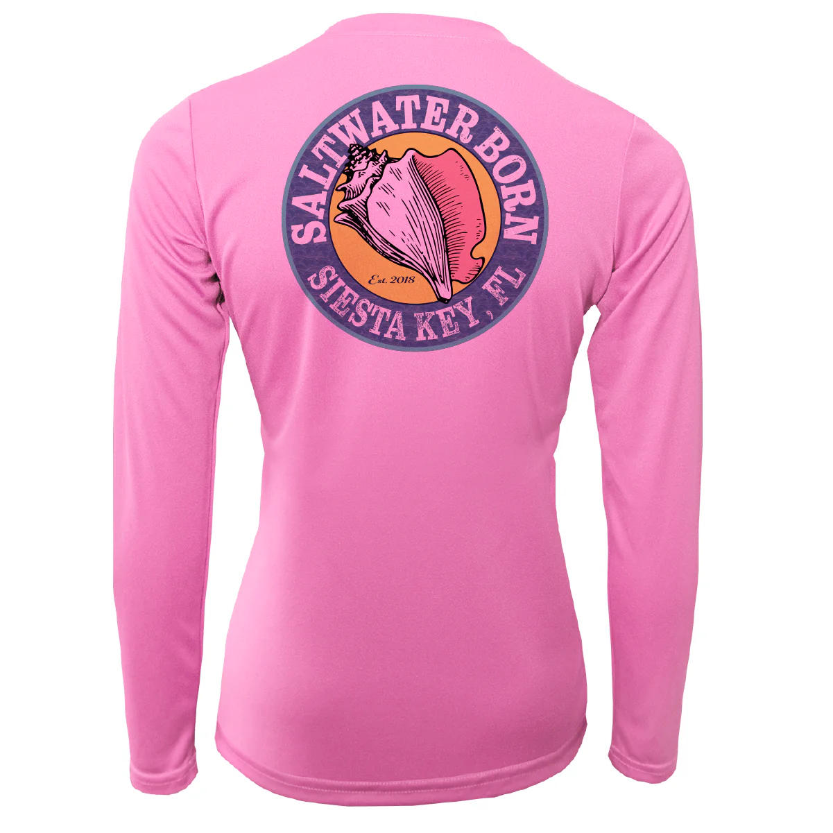 Siesta Key Horseshoe Crab Women's Long Sleeve UPF 50+ Dry-Fit Shirt - Image 8