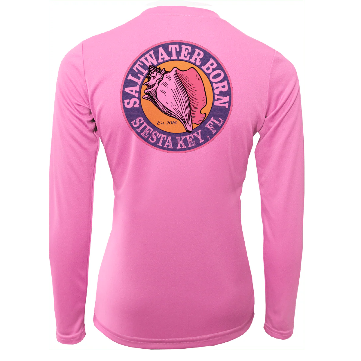 Siesta Key "Saltwater Hair...Don't Care" Long Sleeve UPF 50+ Dry-Fit Shirt - Image 4