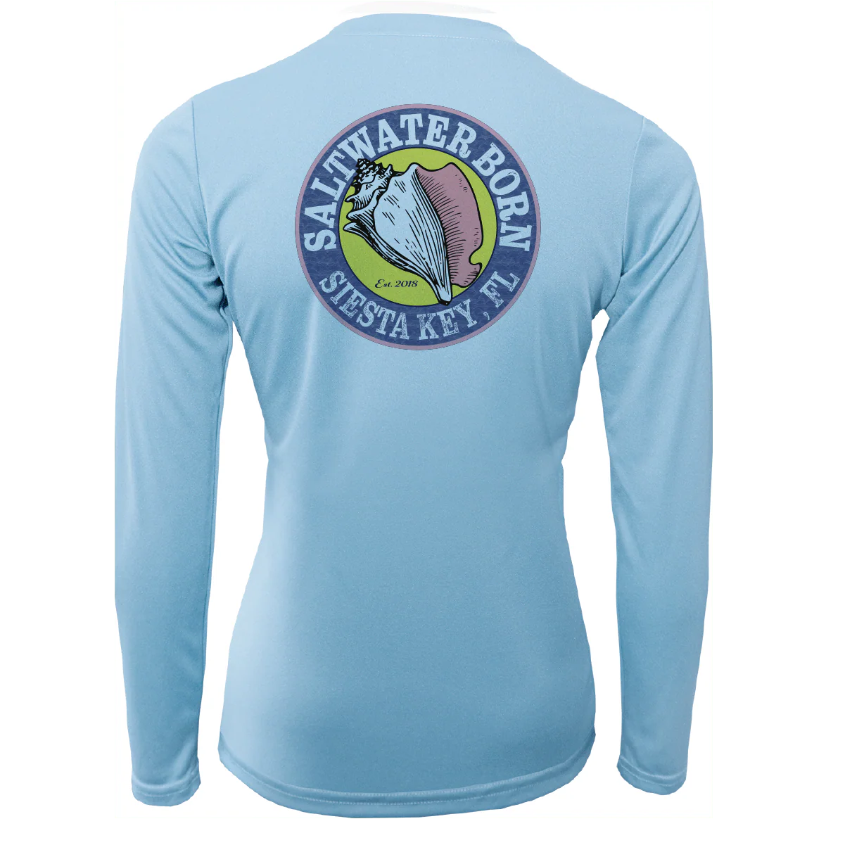Siesta Key "Saltwater Hair...Don't Care" Long Sleeve UPF 50+ Dry-Fit Shirt - Image 6