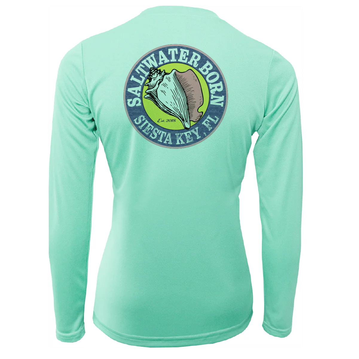 Siesta Key "Saltwater Hair...Don't Care" Long Sleeve UPF 50+ Dry-Fit Shirt - Image 7