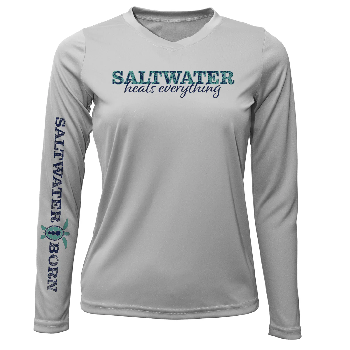 Siesta Key "Saltwater Heals Everything" Long Sleeve UPF 50+ Dry-Fit Shirt - Image 11