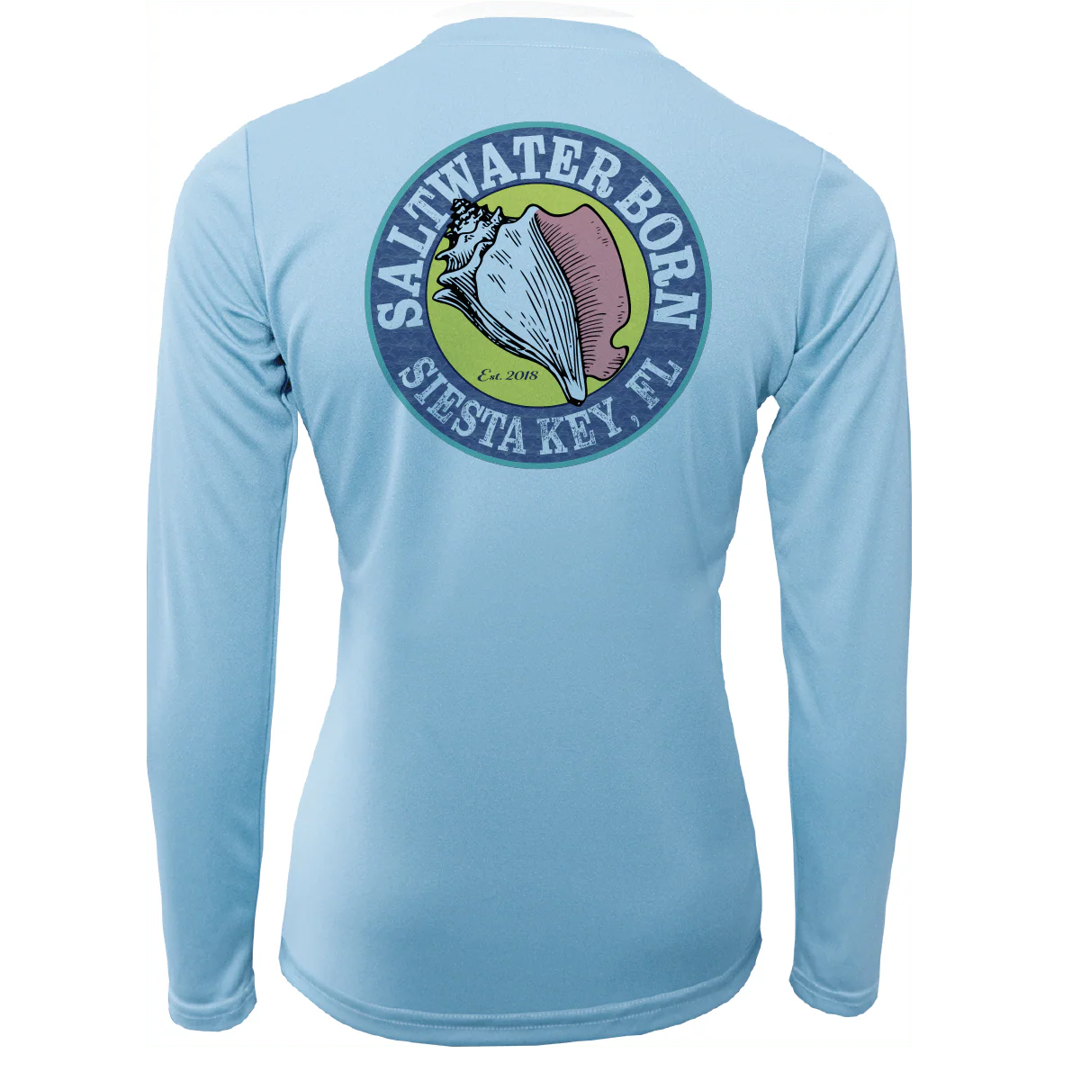 Siesta Key "Saltwater Heals Everything" Long Sleeve UPF 50+ Dry-Fit Shirt - Image 2