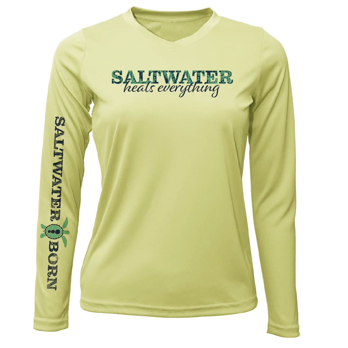 Siesta Key "Saltwater Heals Everything" Long Sleeve UPF 50+ Dry-Fit Shirt - Image 7