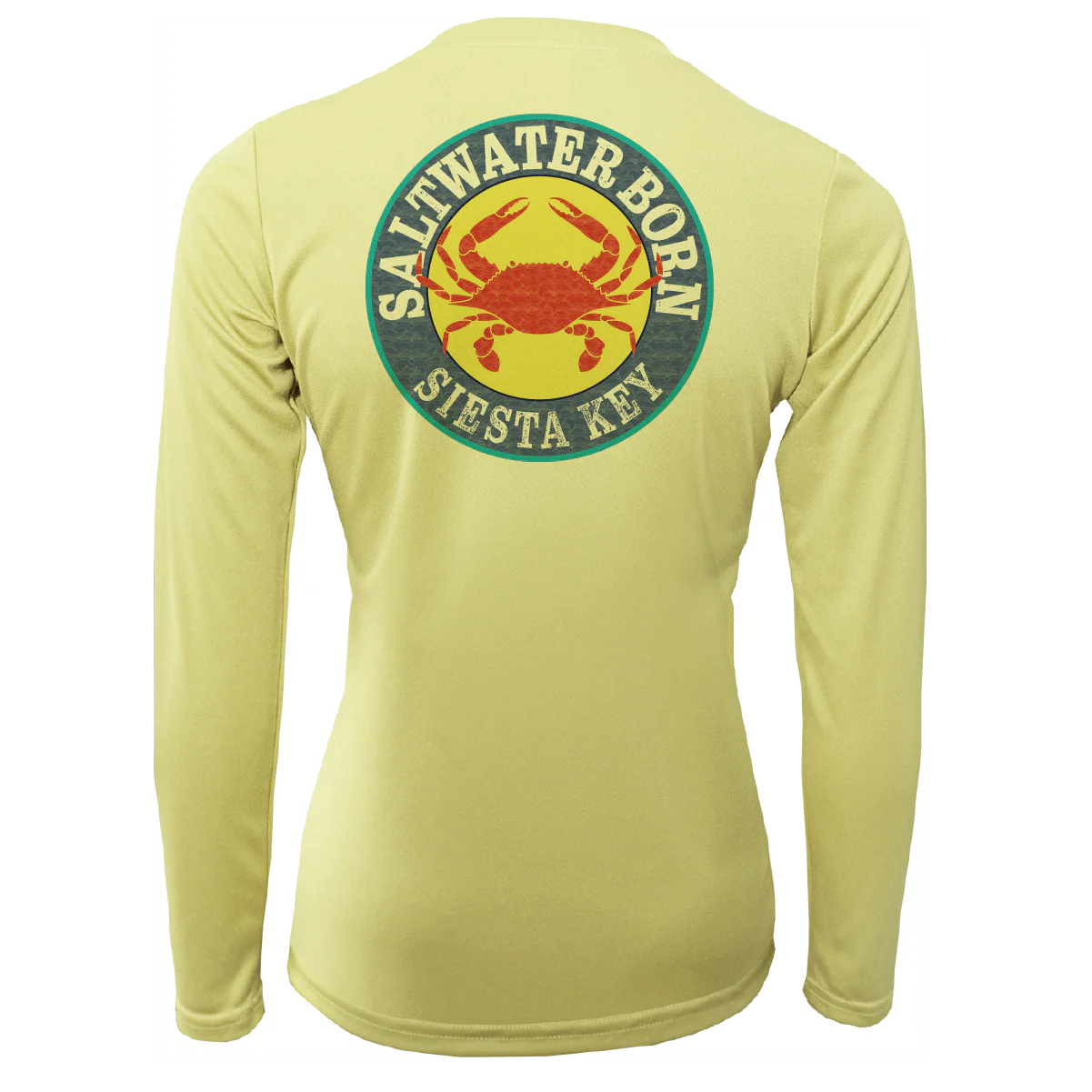 Siesta Key Steamed Crab Women's Long Sleeve UPF 50+ Dry-Fit Shirt - Image 10