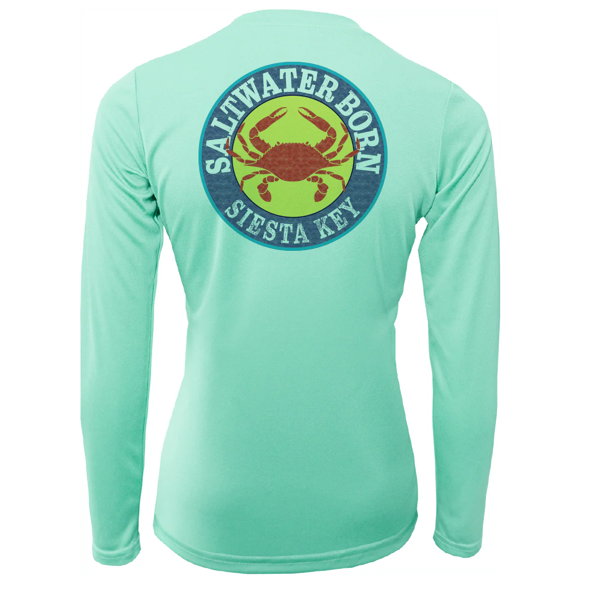 Siesta Key Steamed Crab Women's Long Sleeve UPF 50+ Dry-Fit Shirt - Image 12