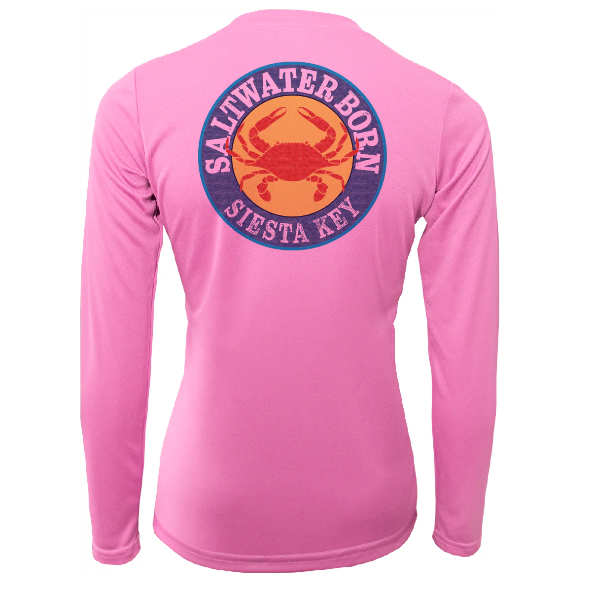 Siesta Key Steamed Crab Women's Long Sleeve UPF 50+ Dry-Fit Shirt - Image 8