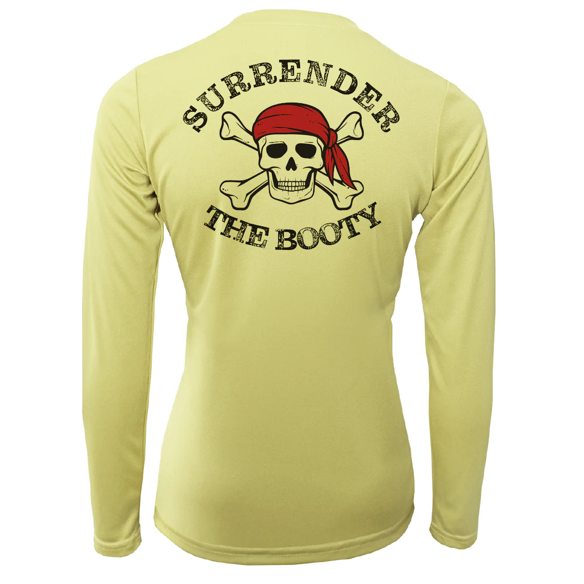 Siesta Key "Surrender The Booty" Women's Long Sleeve UPF 50+ Dry-Fit Shirt