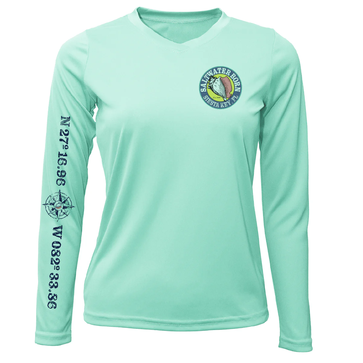 Siesta Key "Surrender The Booty" Women's Long Sleeve UPF 50+ Dry-Fit Shirt - Image 10