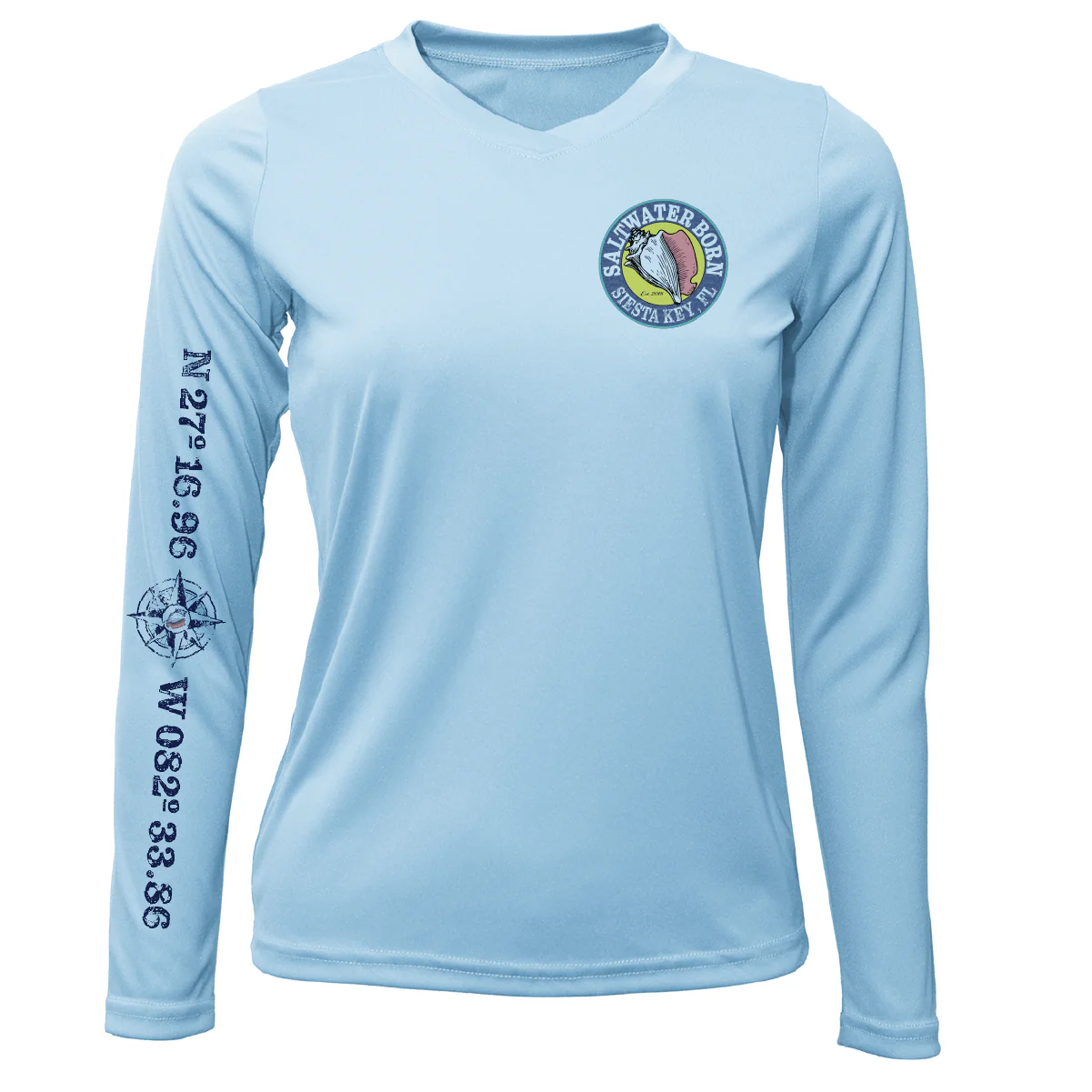 Siesta Key "Surrender The Booty" Women's Long Sleeve UPF 50+ Dry-Fit Shirt - Image 4