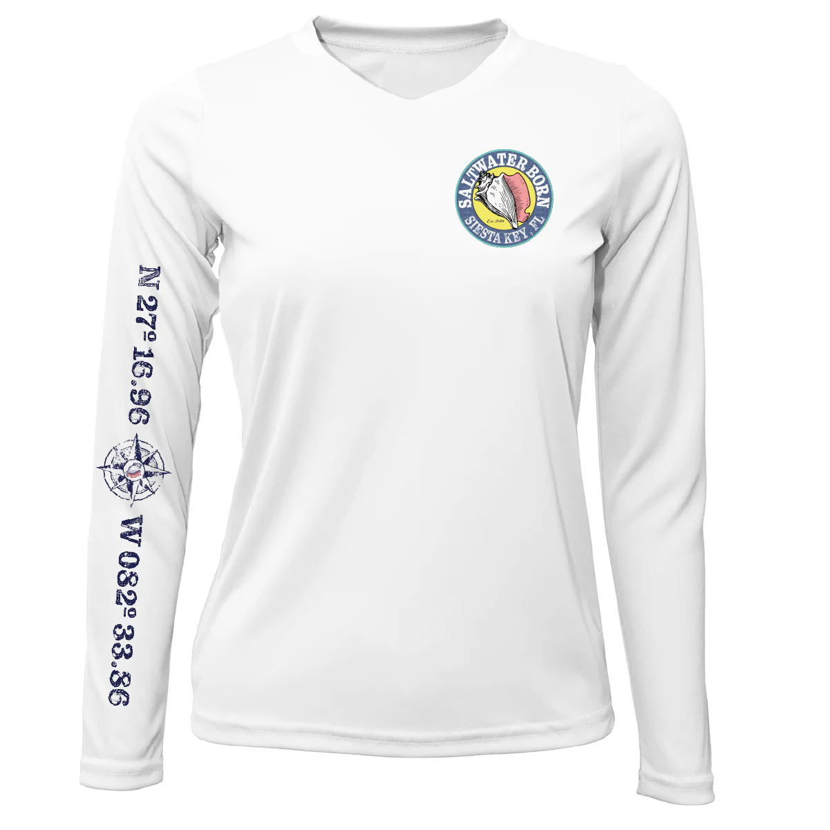 Siesta Key "Surrender The Booty" Women's Long Sleeve UPF 50+ Dry-Fit Shirt - Image 8