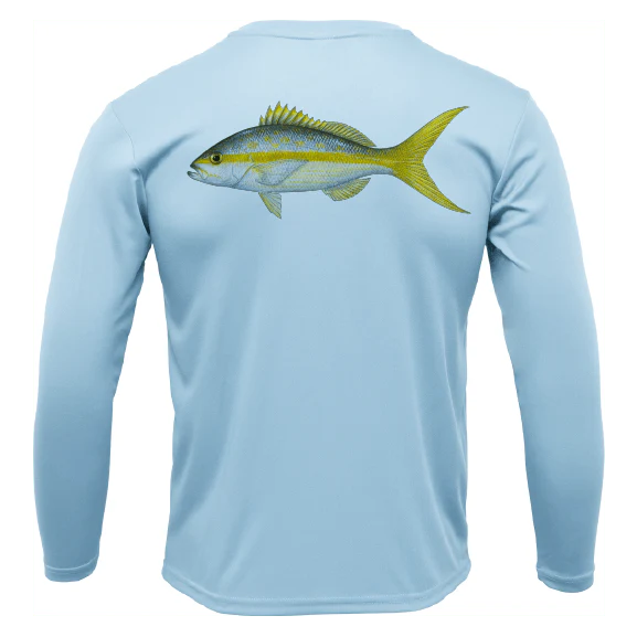Siesta Key Yellowtail Long Sleeve UPF 50+ Dry-Fit Shirt - Image 3