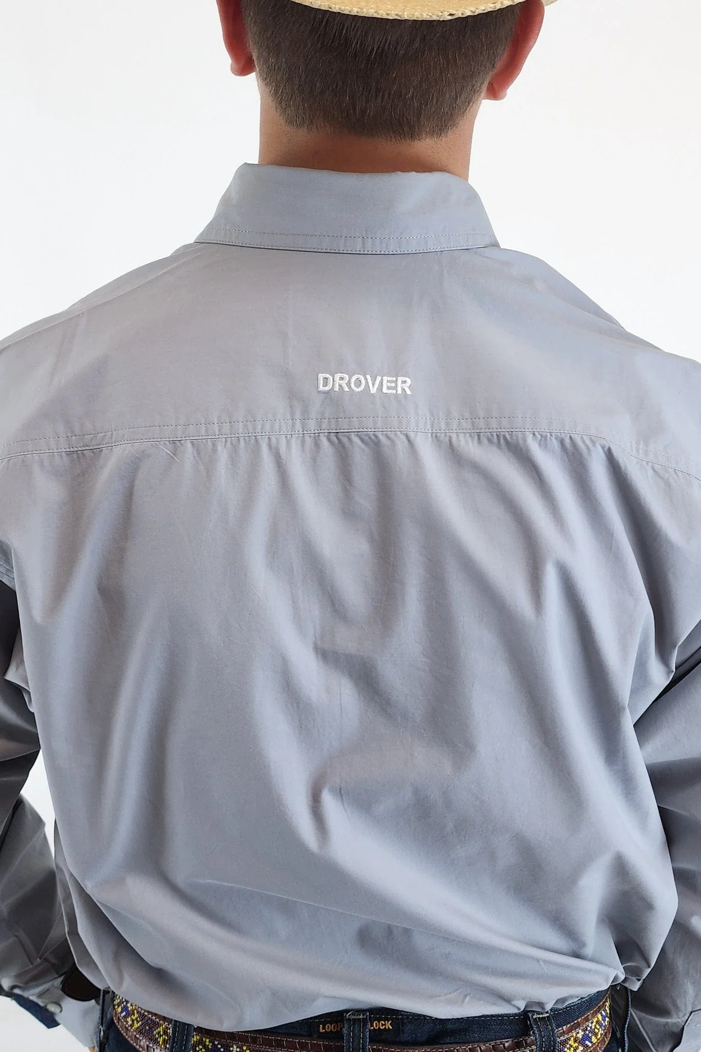 Signature Series - Bandit - Solid Charcoal Gray, Option Cuff, Classic Fit Shirt - Image 4