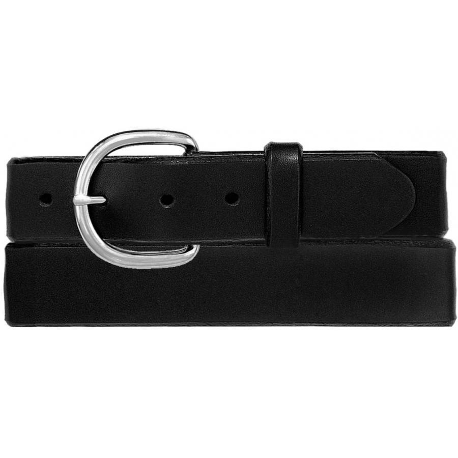 Silver Creek Men's Black Leather Belt K1203