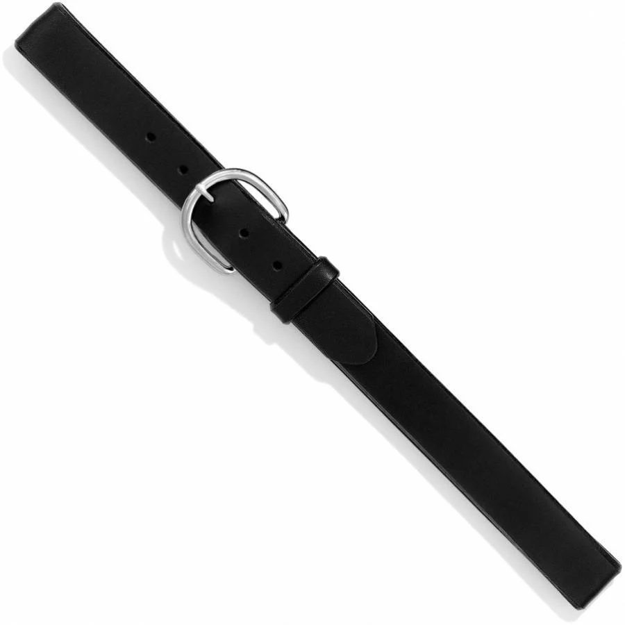 Silver Creek Men's Black Leather Belt K1203 - Image 2