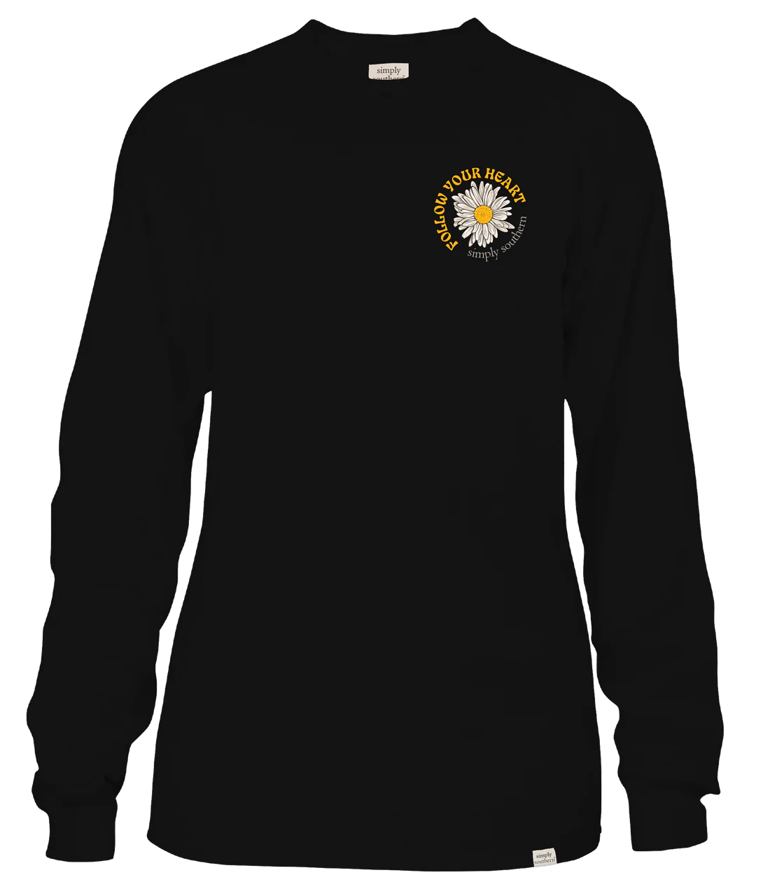 Simply Southern Women's Black Herd Long Sleeve T-Shirt - Image 3
