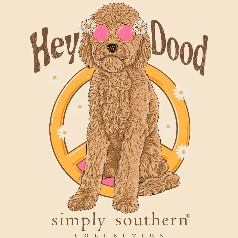 Simply Southern Women's Hey Dood Pearl Short Sleeve Graphic T-Shirt - Image 2