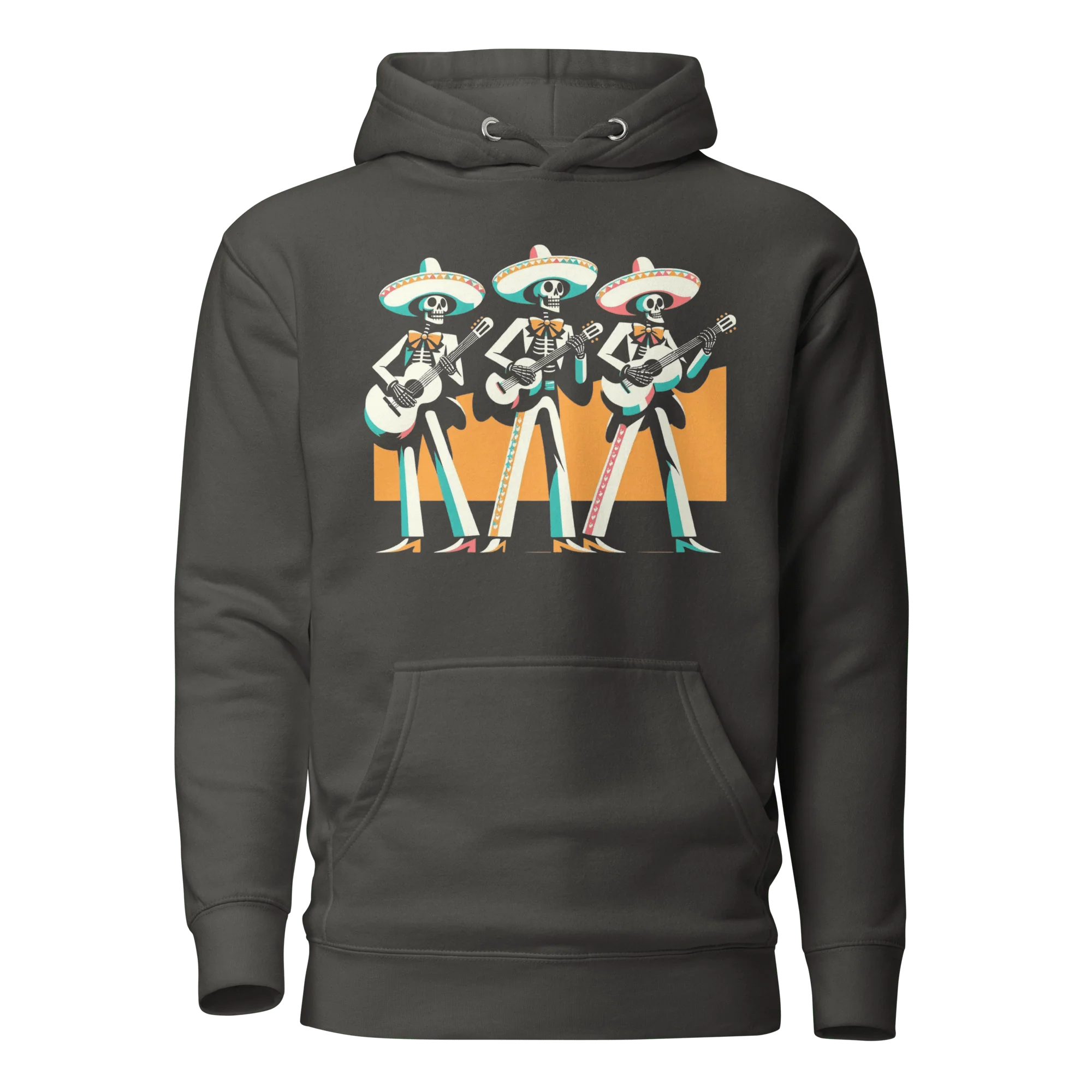 Skeleton Mariachi Graphic Hoodie