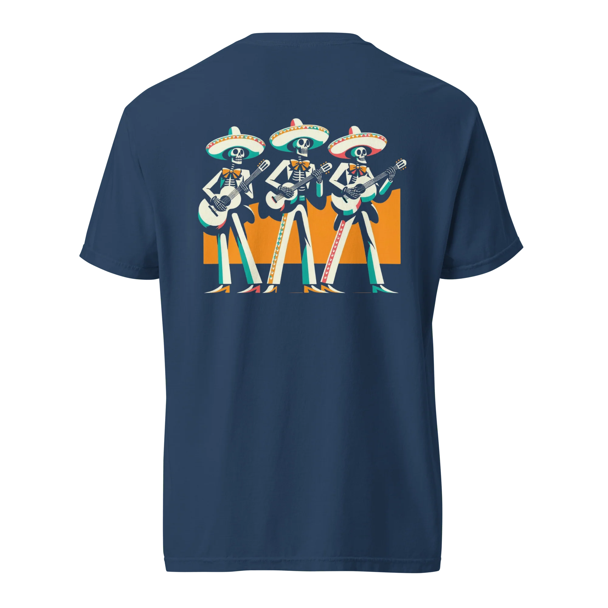 Skeleton Mariachi Graphic Tee - Image 4