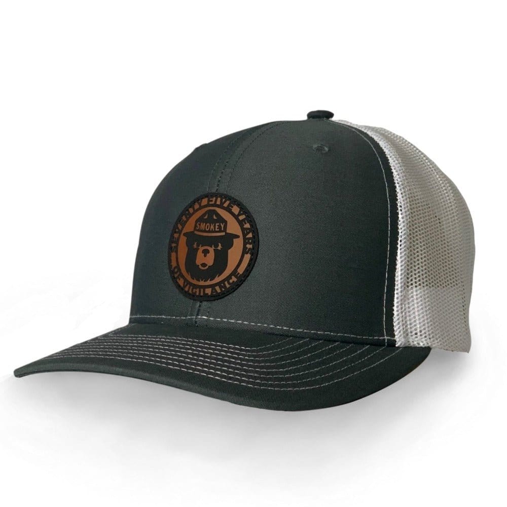 Smokey Bear 75 Years of Vigilance Trucker Snapback Hat - Image 2