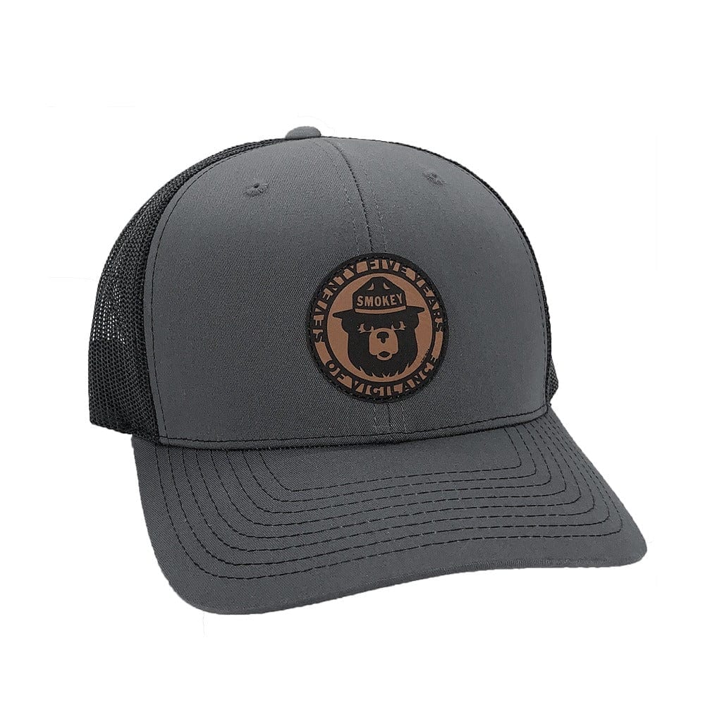 Smokey Bear 75 Years of Vigilance Trucker Snapback Hat - Image 3